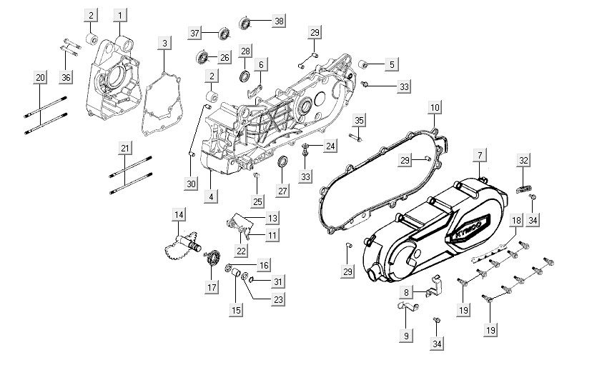 Carter - Carterdeksel - Kickstarteras Agility CITY 16 150