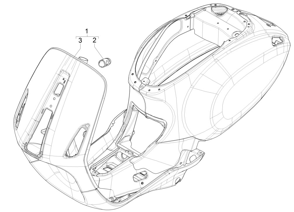 Frame Vespa Elettrica 45km/u Euro 5 2021