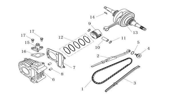 Cilinder - Krukas China Ape 50 wit