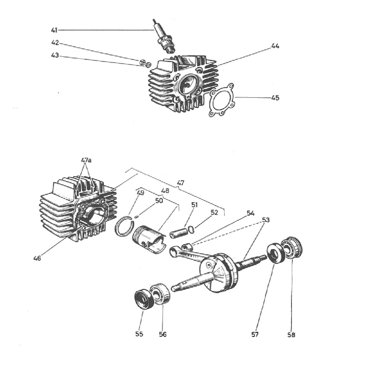 Cilinder - krukas Puch Maxi