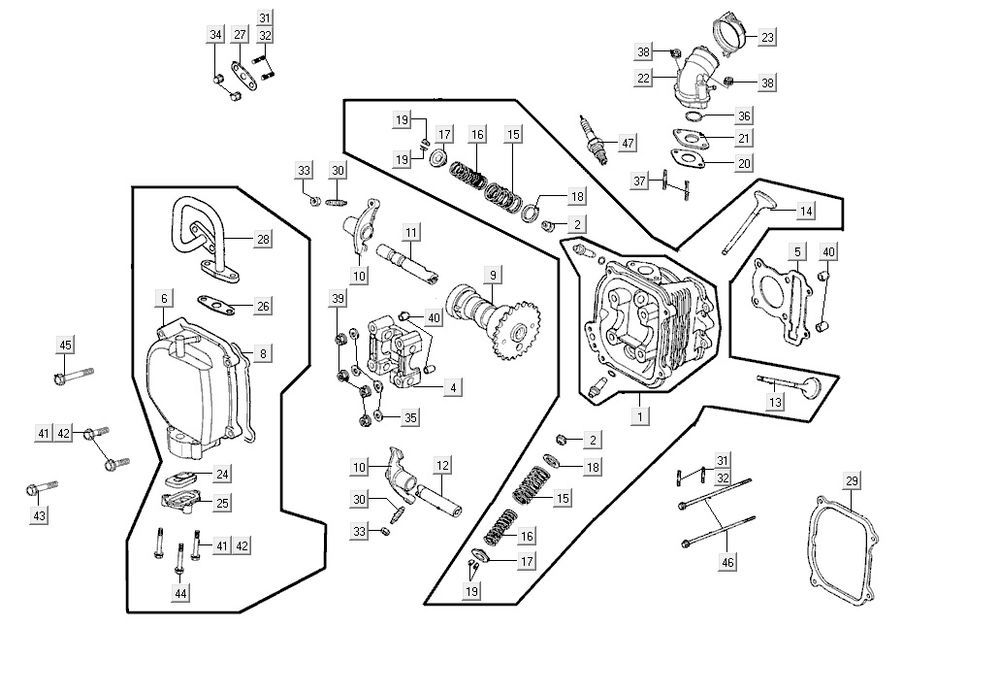 Cilinderkop Agility CITY 16 125