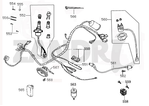 Contactslot - Kabelboom Eagle-Wing Napoli zilver
