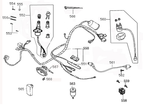 Contactslot - Kabelboom AGM VX50S flat mat antraciet