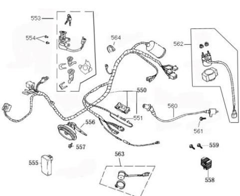 Contactslot - Kabelboom China Retro Extra matzwart