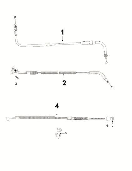 Controls and cables Peugeot Speedfight 4 50i E5