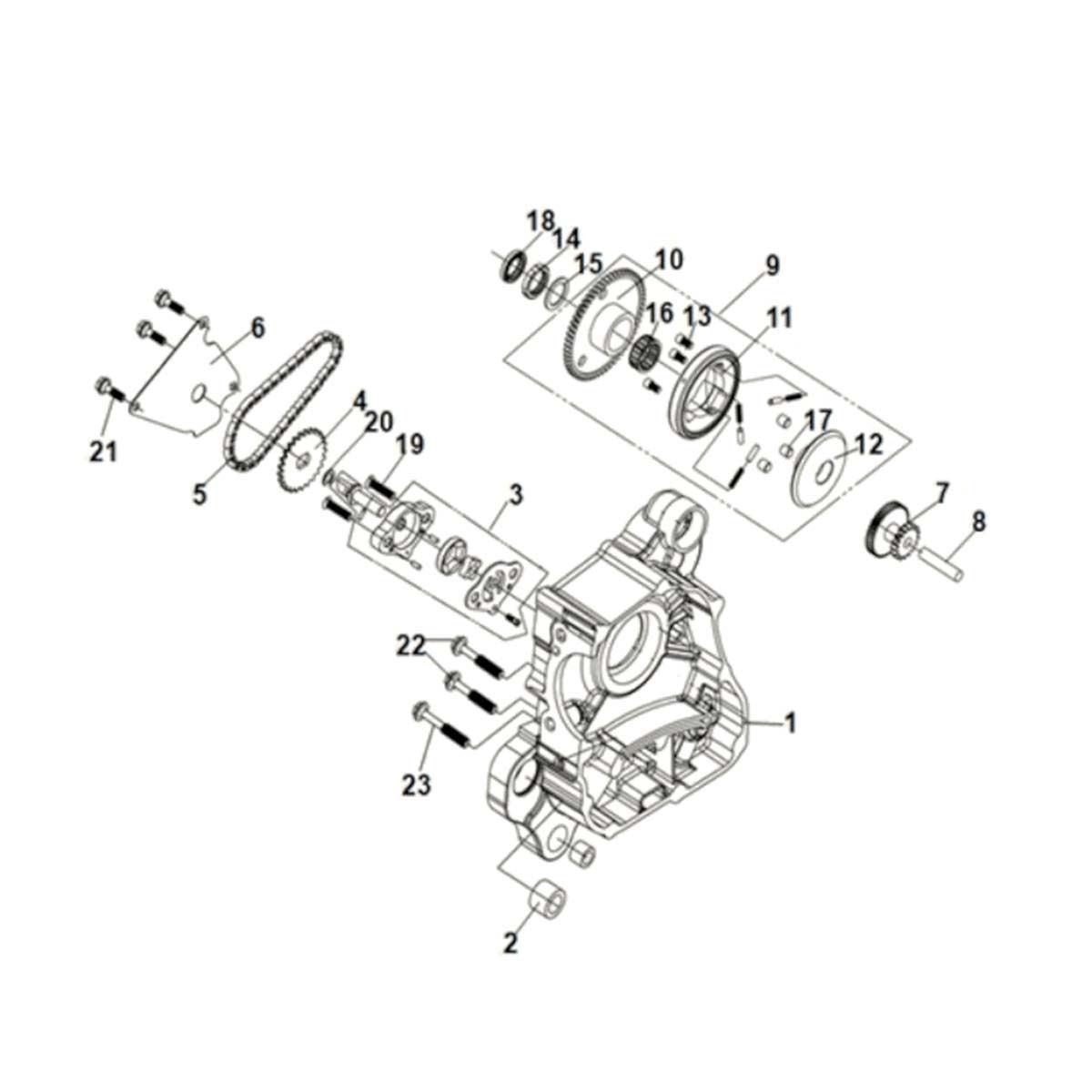 Crank case-oil pump assy Sym Symphony ST 125i LC E5