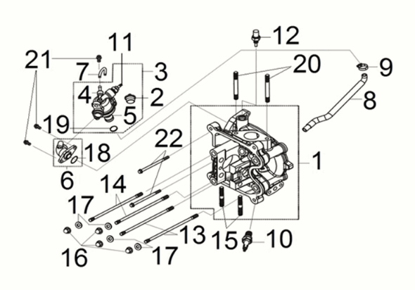 Cylinder head Sym Joymax Z 125i E5 2022