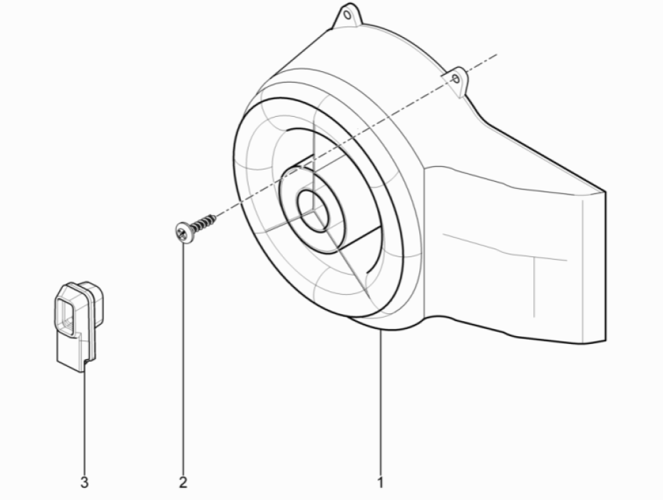 Vliegwieldeksel Piaggio Typhoon 50 2-takt Euro 3 2011