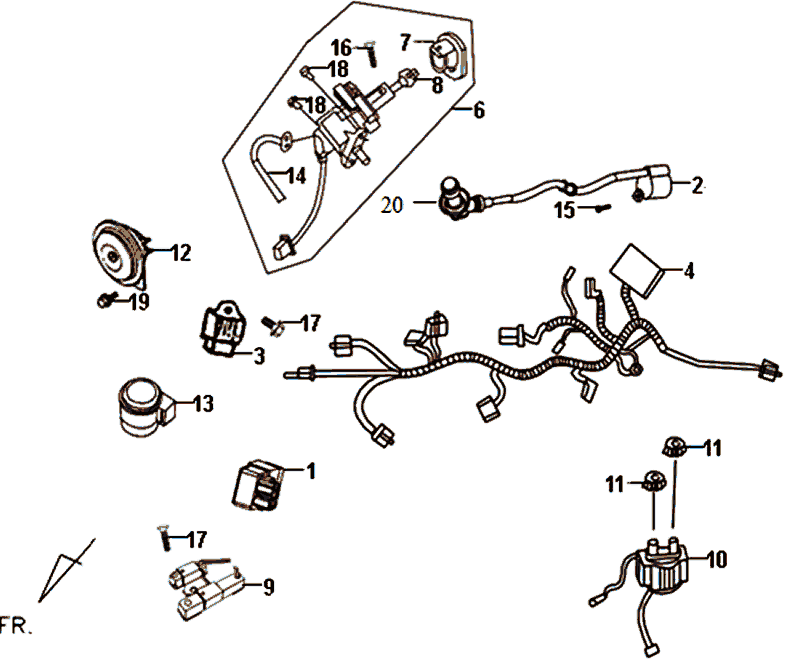 Kabelboom Sym Symphony (BK5560) black