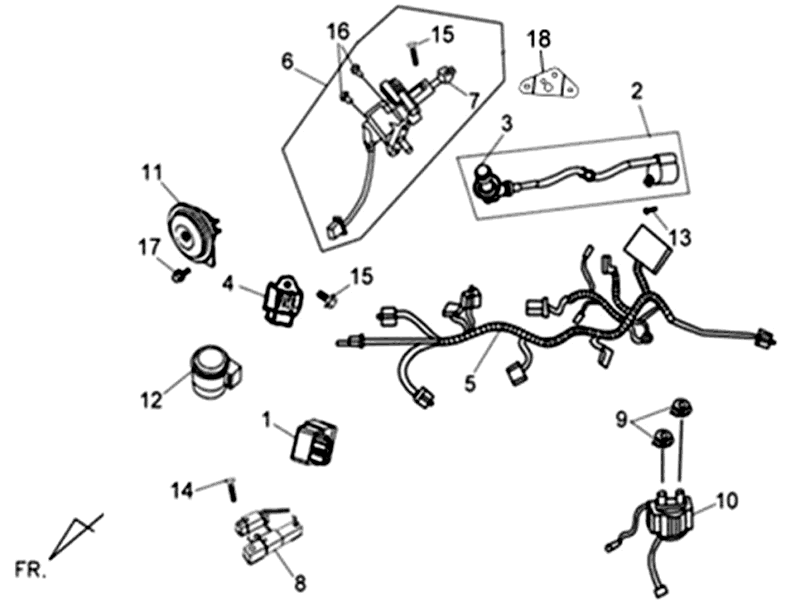 Kabelboom Sym Allo (WH871) champagne