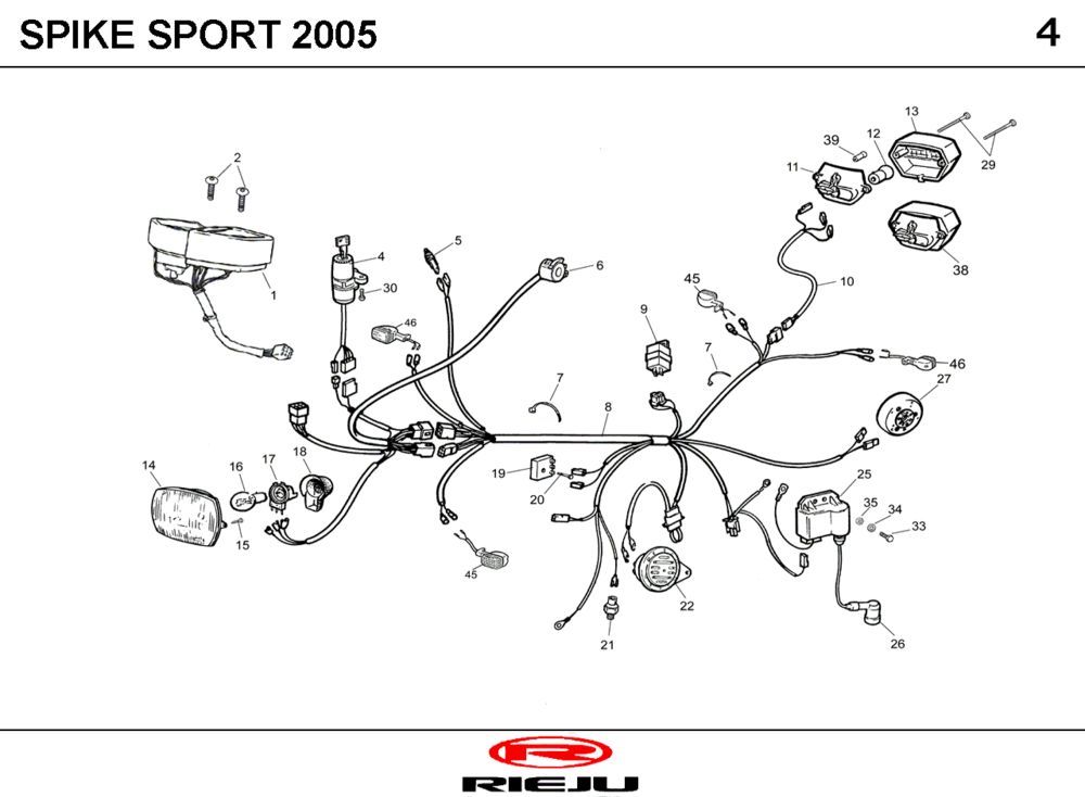 Elektrische delen Rieju Spike zwart 2005 2-takt
