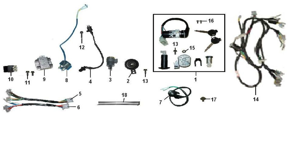 Elektrische delen Riva Sport VX50S 4-takt