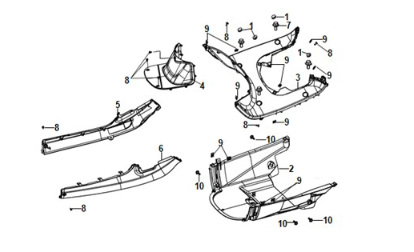 Treeplank - Zijskirts Sym E-Fiddle Petrolgroen (GN546U)
