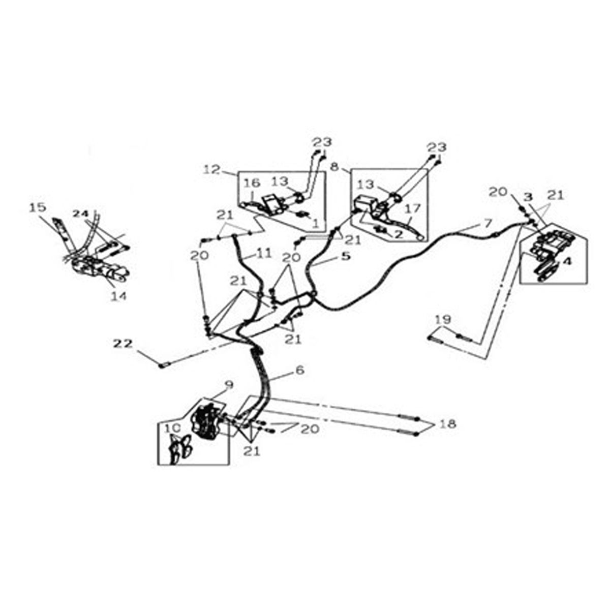 FR. RR. brake Sym Joymax Z 125 E4