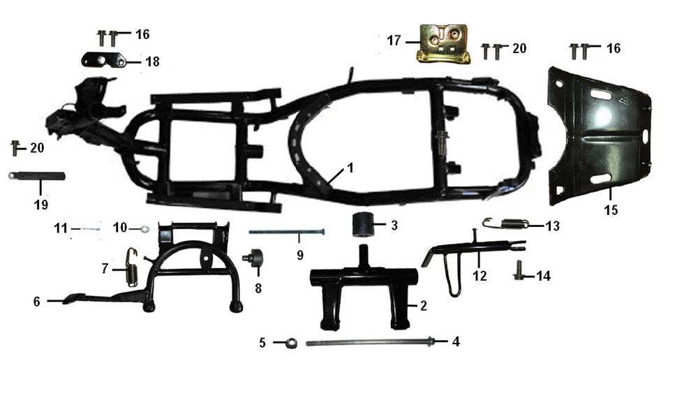 Frame Edwards Tomorrow VX50S 4-takt