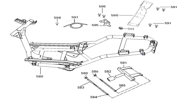 Framedelen Neco Lola creme terra