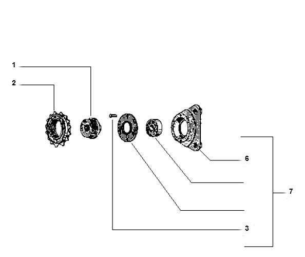 Freewheel Piaggio Ciao