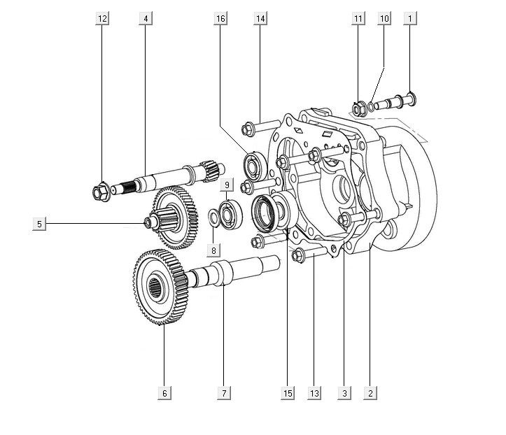 Gear chamber cap Kymco Filly 50 E5+