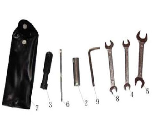 Gereedschapset Turbho CX 50 4-takt