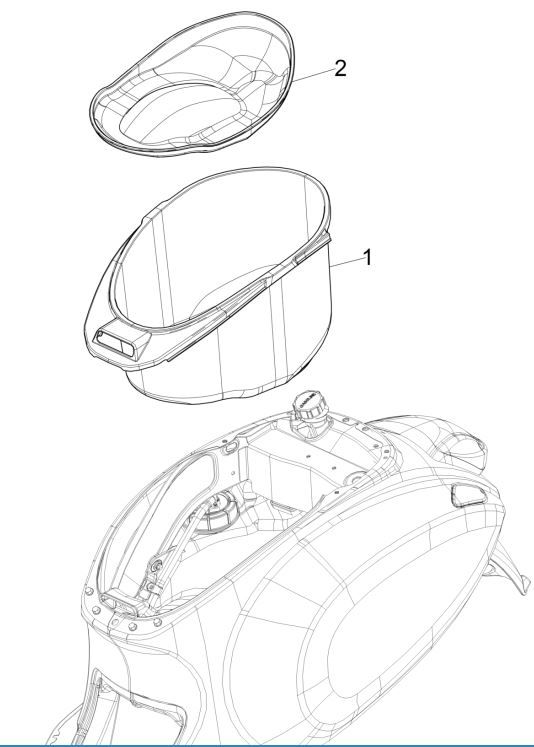 Helmbak Vespa Primavera 125 3V IE ABS