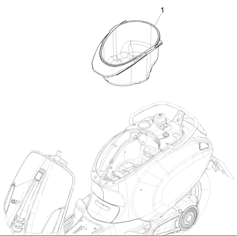 Helmbak Vespa Elettrica 45km/u Euro 5 2021