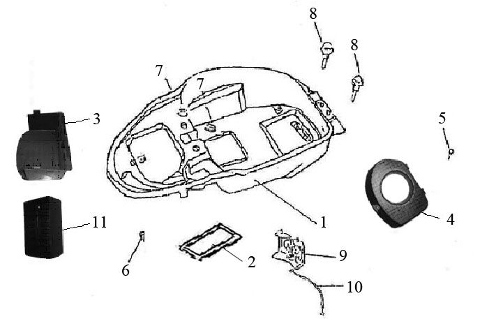 Helmbak Znen Grand Retro koffie creme