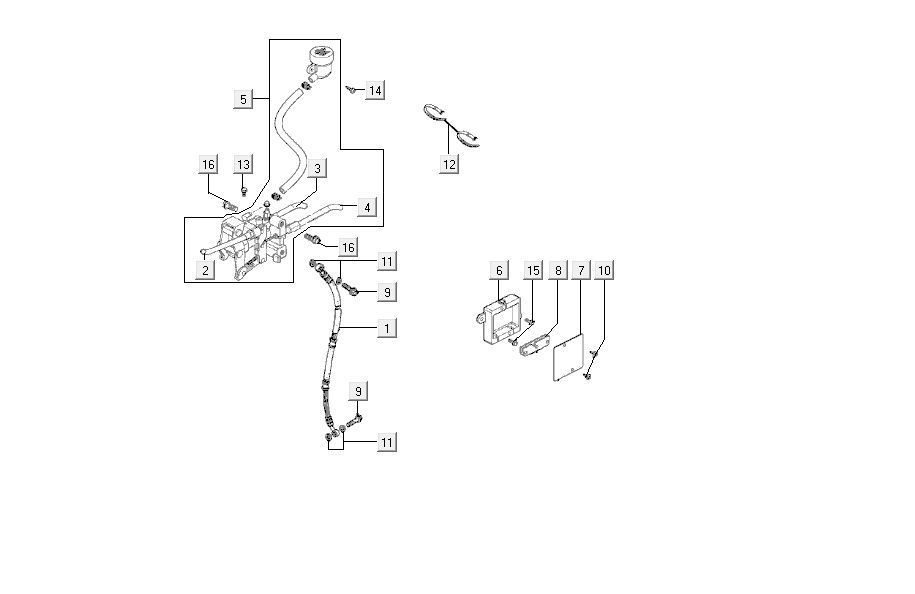 Remcilinder - Remleiding MXU 150