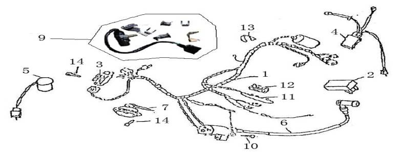 Kabelboom AGM GT wit