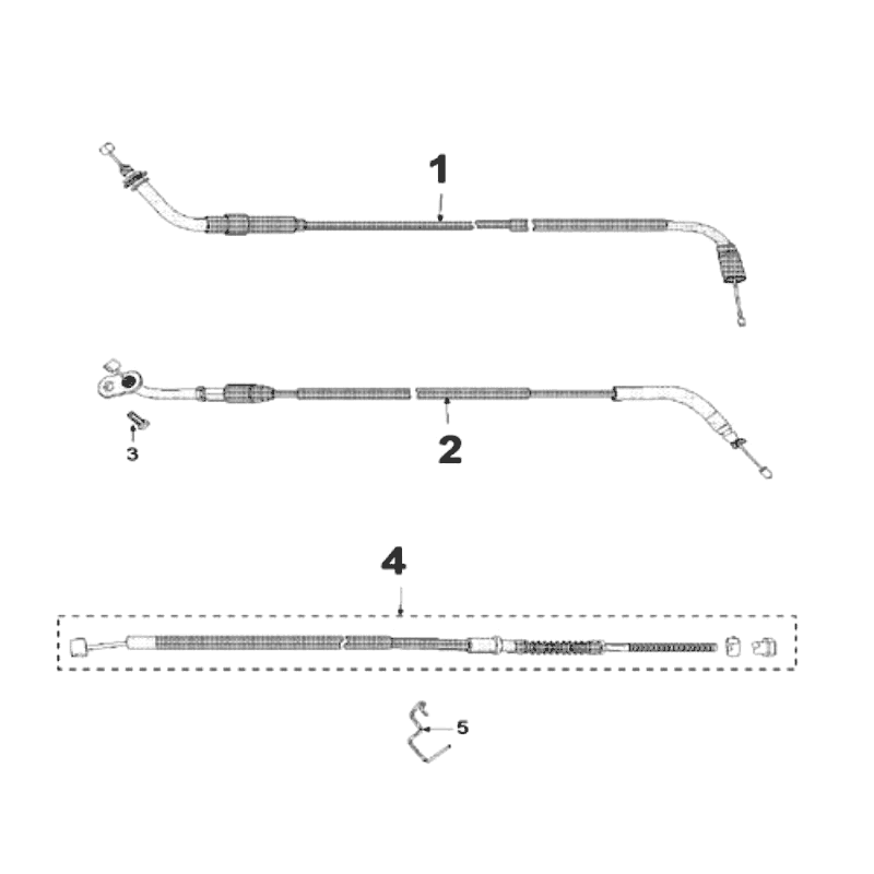 Kabels Peugeot Speedfight 3 50 2-takt AC Blauw