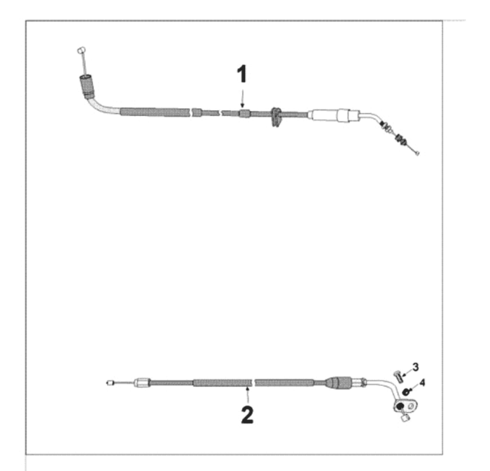 Kabels Peugeot Tweet 125 E3 2010-2013