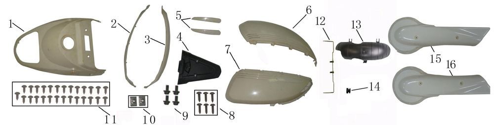 Kappen - Beplating achterzijde China E Nano
