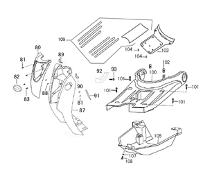 Kappen - Beplating Benzhou YY50QT-15 zwart