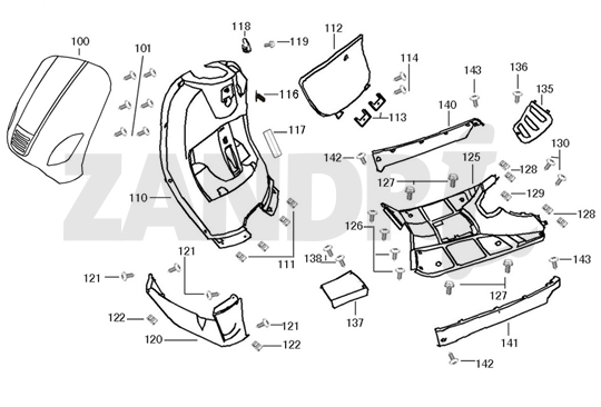 Kappen - Beplating BTC Riva Sport oranje