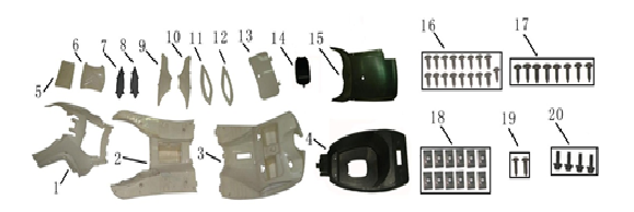 Kappen - Beplating midden AGM Nano goud