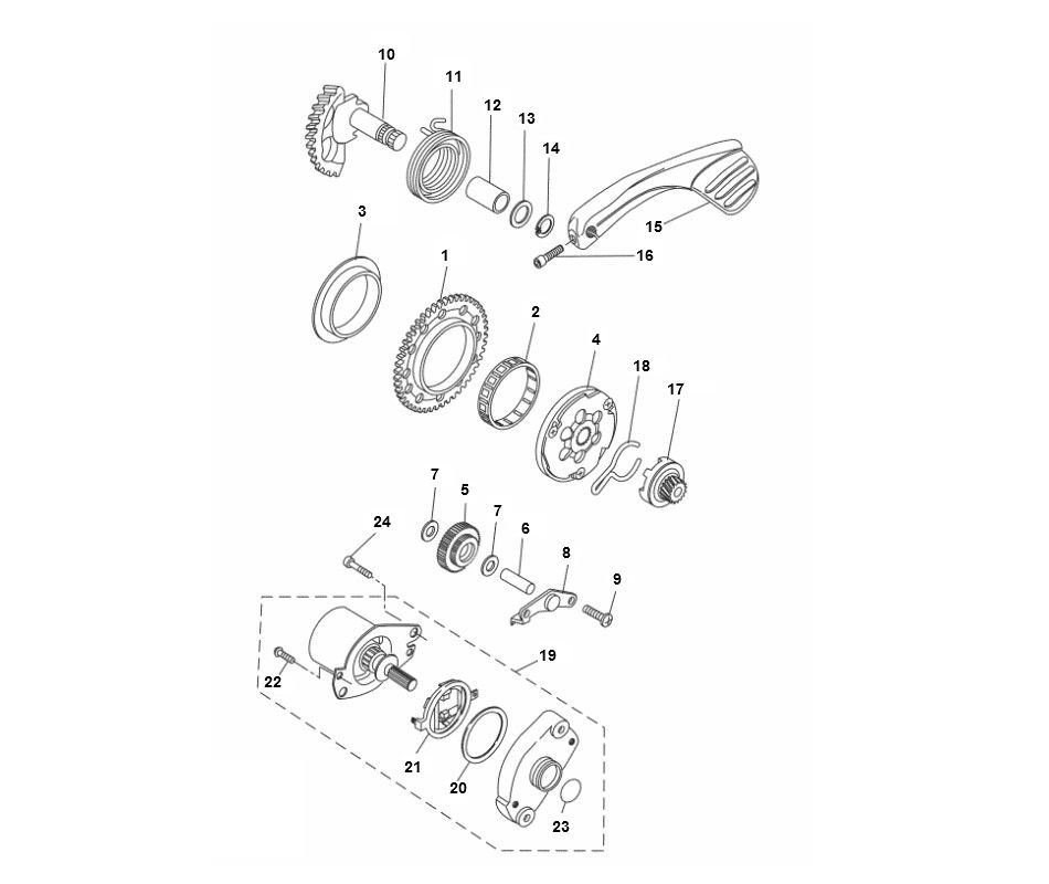 Kickstarter Yamaha Aerox 50 2-takt LC 2013