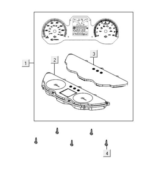 Kilometerteller - Cockpit - Kilometertellerkabel Kymco Downtown 125i