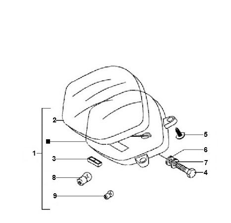 Kilometerteller - Cockpit Vespa LXV 50 2-takt