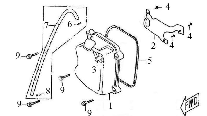 Kleppendeksel Turbho RG50 125