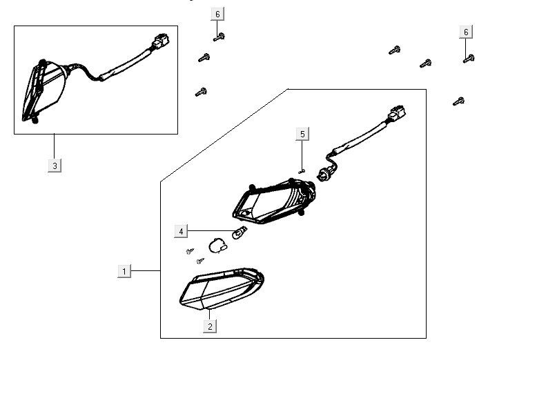 Knipperlichten voorzijde Agility CITY 16 150