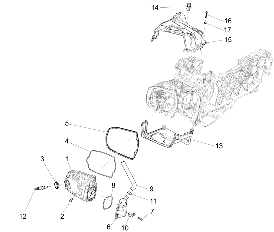 Kleppendeksel - Bougie Vespa Primavera 125 3V IE ABS