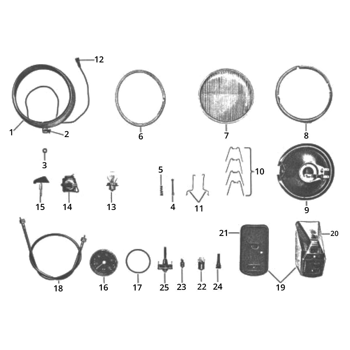 Koplamp - Achterlicht Zundapp GTS 50 517-39L0