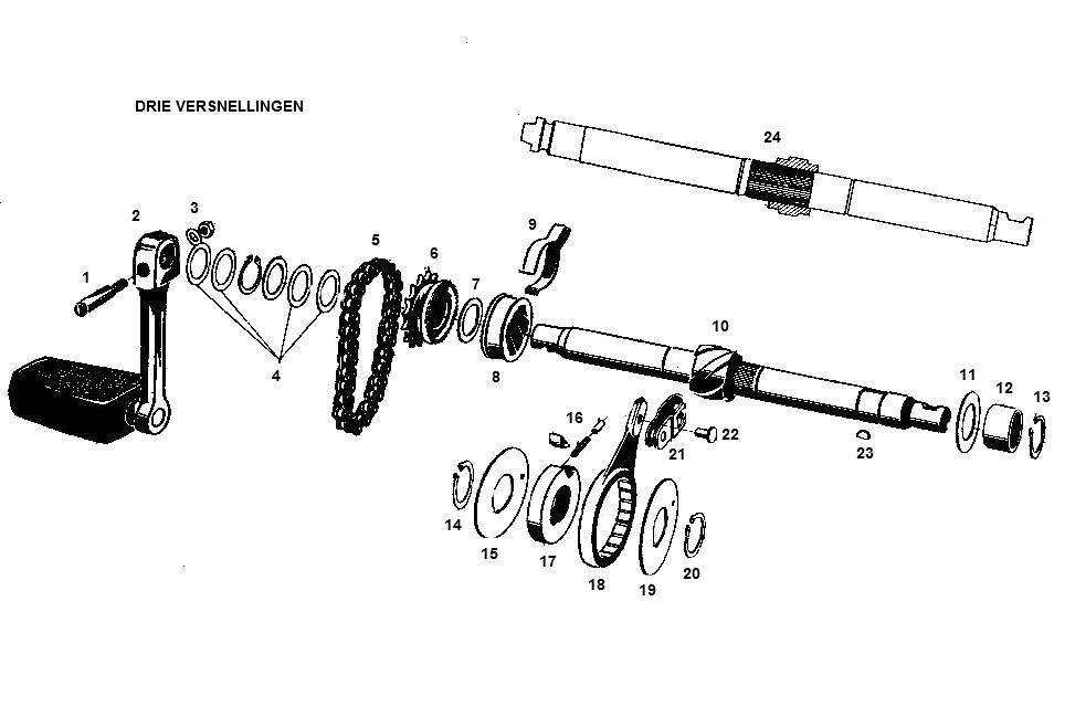 Kickstarter Kreidler 3 versnellingen