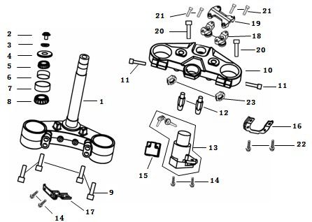 Kroonstuk - Balhoofdstel China Strada