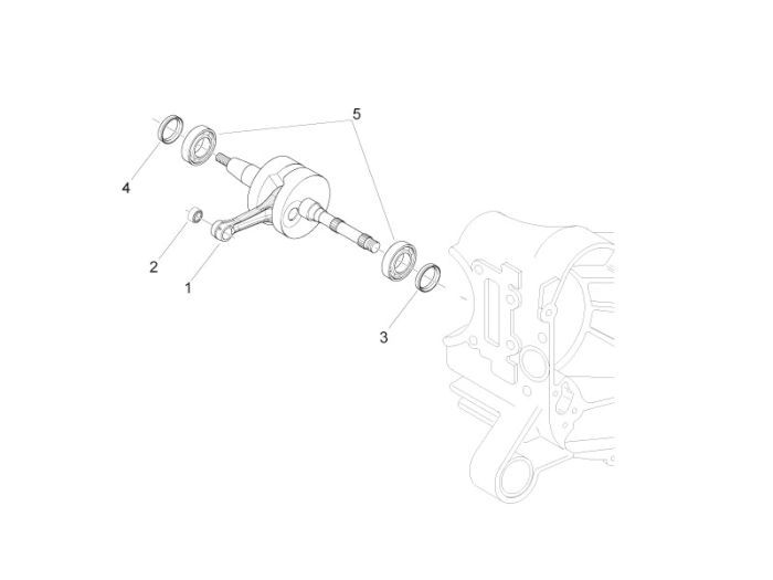 Krukas Piaggio Zip 2000 50 2-takt AC
