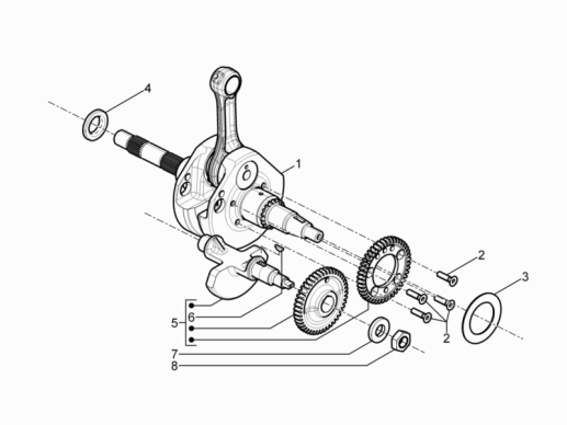 Krukas Piaggio MP3 500 LT Sport 2014-2016