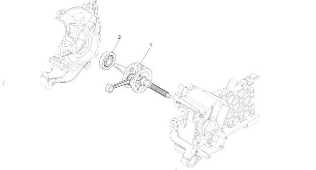 Krukas Vespa Primavera 50 4-takt IGET 3V Euro 4