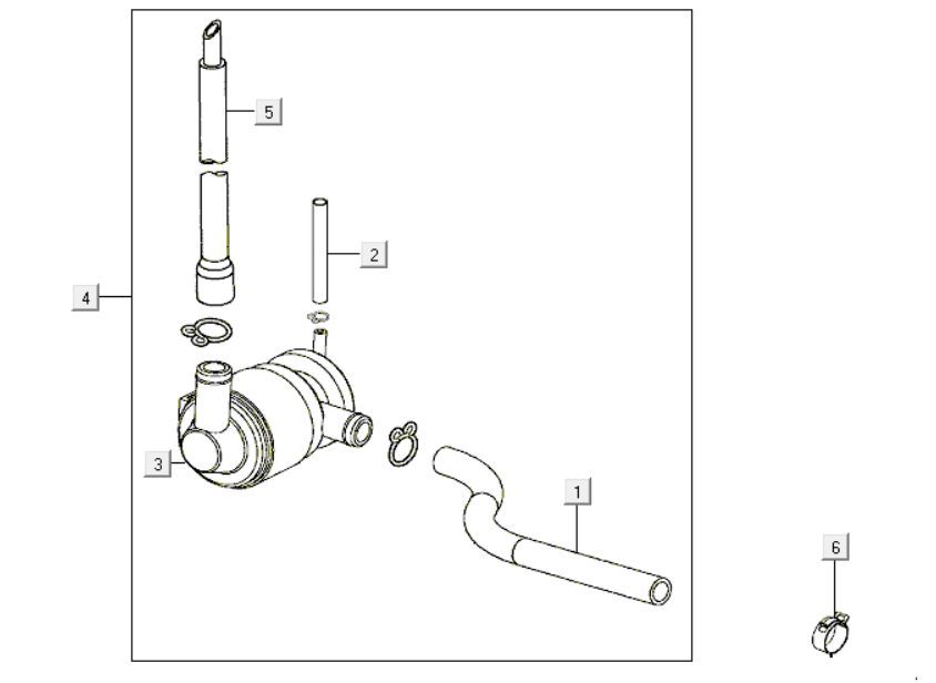 Luchtmembraan Kymco Like 200i Zwart