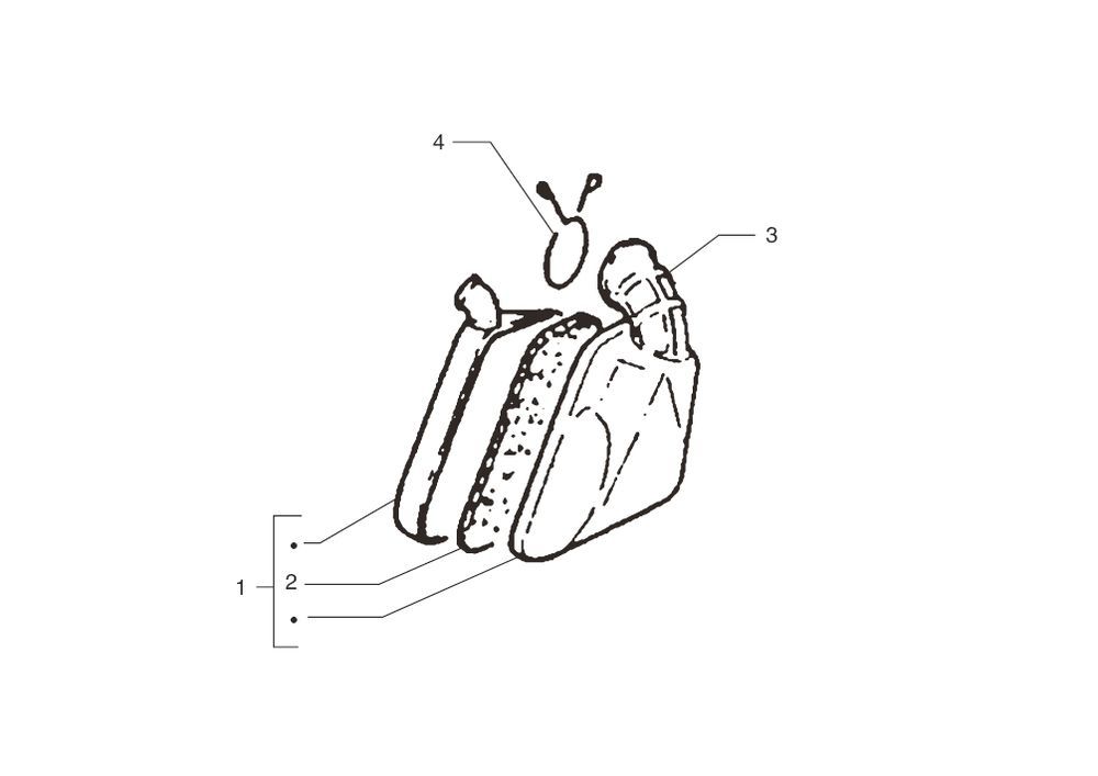 Luchtfilter Beta Ark-k 50 2-takt AC zilver