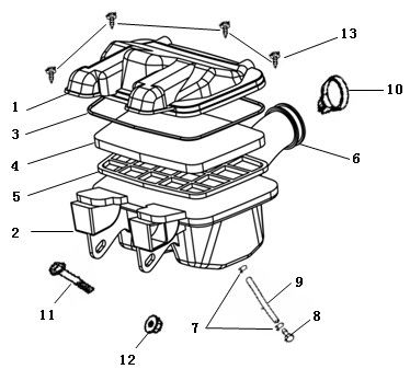 Luchtfilter China Strada