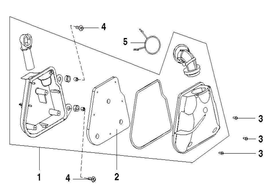 Luchtfilter Generic Ideo 50 2-takt blauw 2007 25